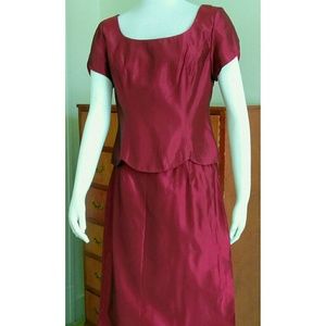 Vintage Maxi Short Sleeve Two Piece